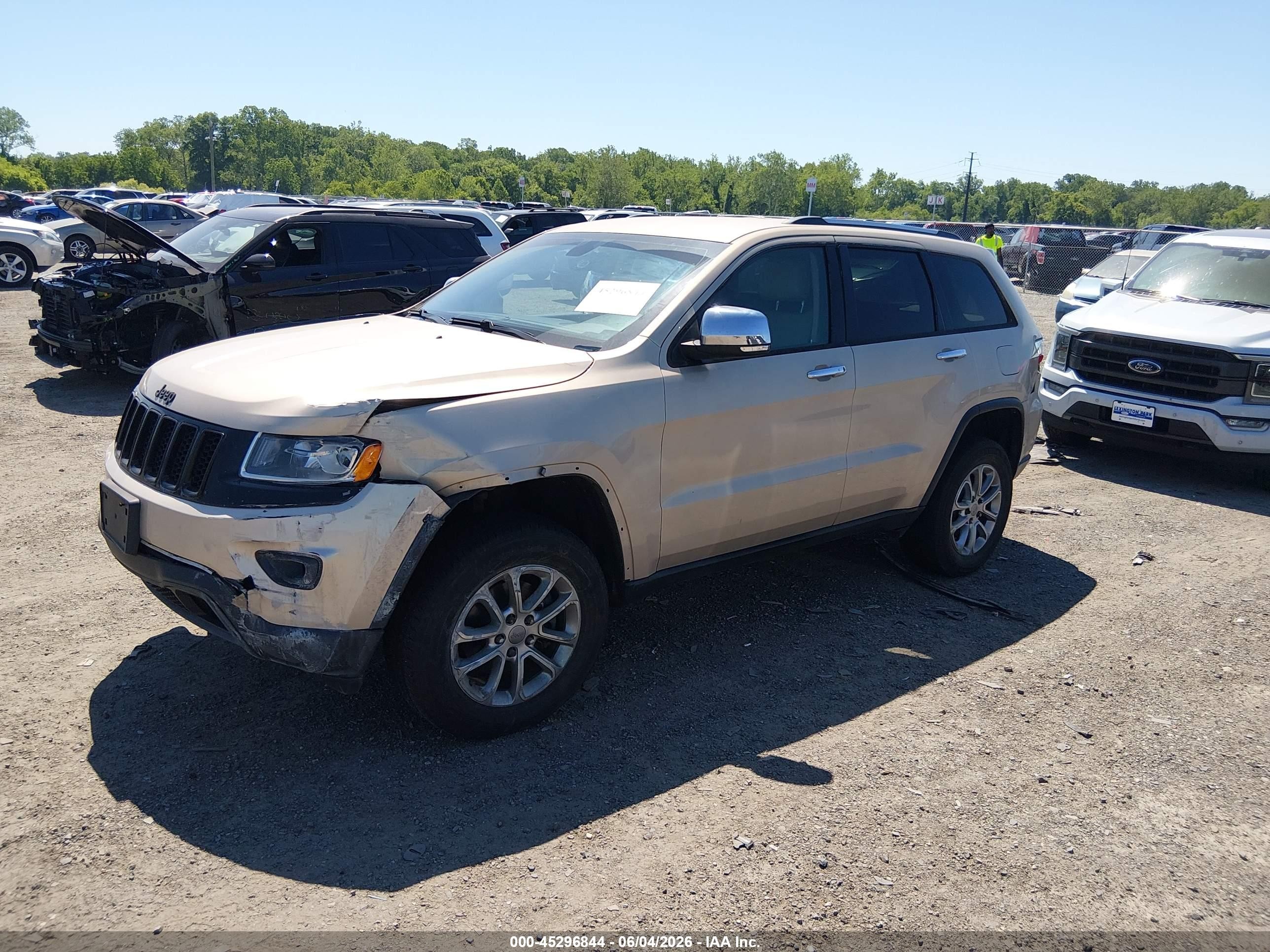 2014 Jeep Grand Cherokee Limited Tan vin: 1C4RJFBG6EC579101