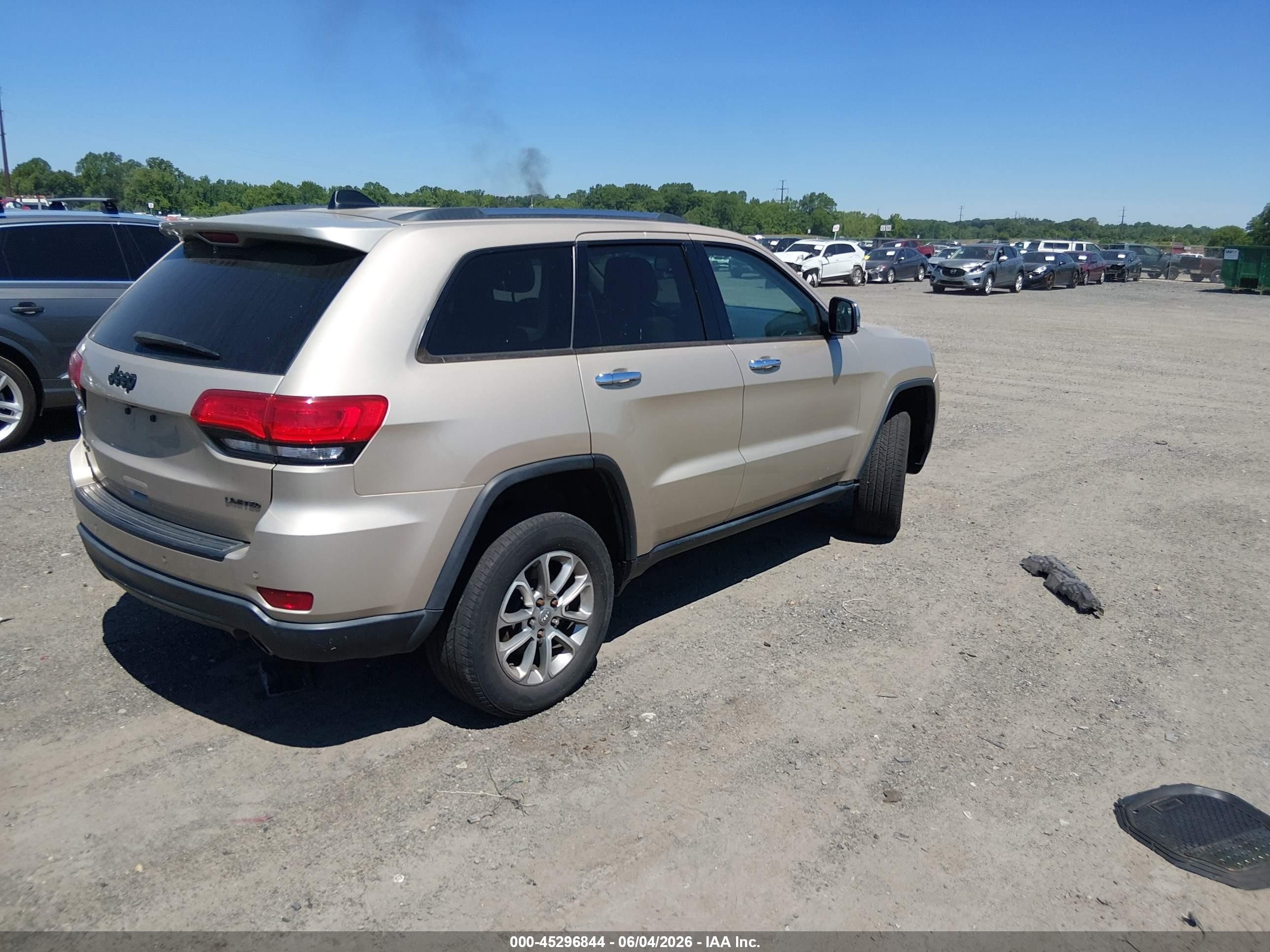 2014 Jeep Grand Cherokee Limited Tan vin: 1C4RJFBG6EC579101