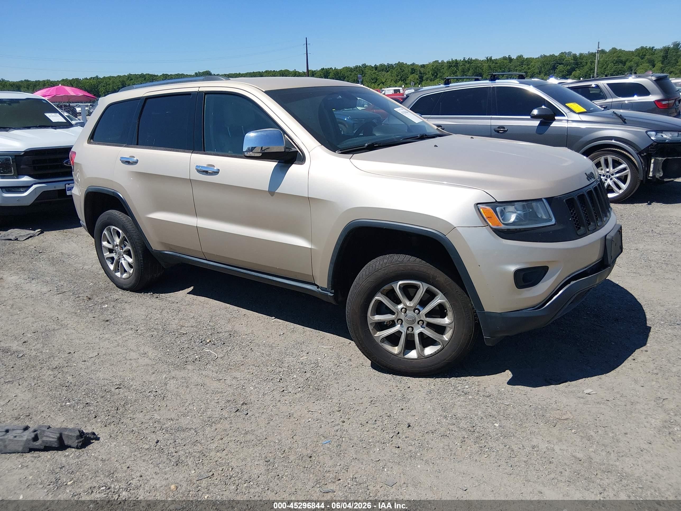 2014 Jeep Grand Cherokee Limited Tan vin: 1C4RJFBG6EC579101