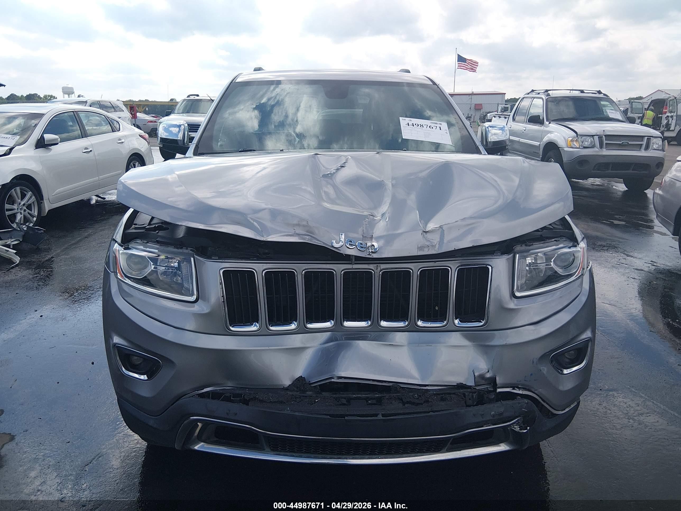2015 Jeep Grand Cherokee Limited Silver vin: 1C4RJFBG6FC140742