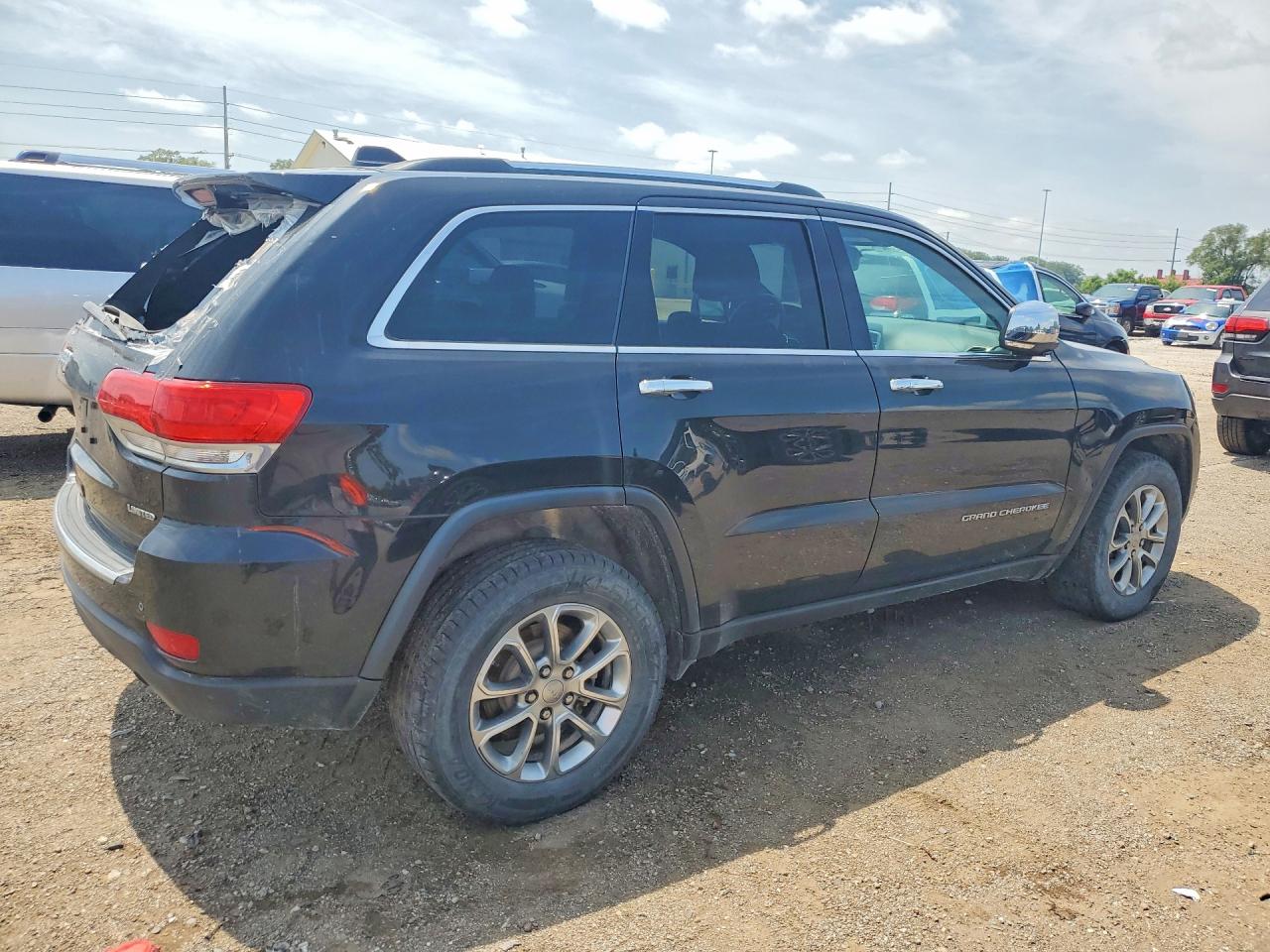 2015 Jeep Grand Cherokee Limited Black vin: 1C4RJFBG6FC143091
