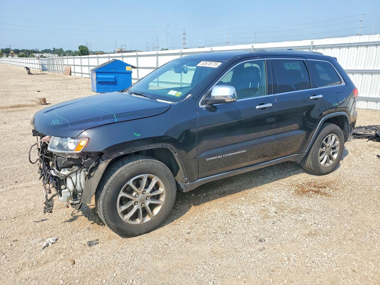 2015 Jeep Grand Cherokee Limited Black vin: 1C4RJFBG6FC172428