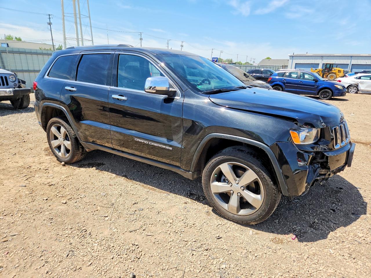 2015 Jeep Grand Cherokee Limited Black vin: 1C4RJFBG6FC212362