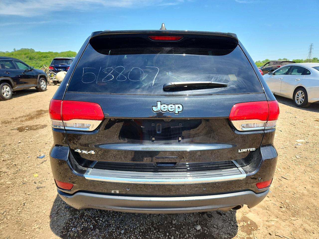 2015 Jeep Grand Cherokee Limited Black vin: 1C4RJFBG6FC212362