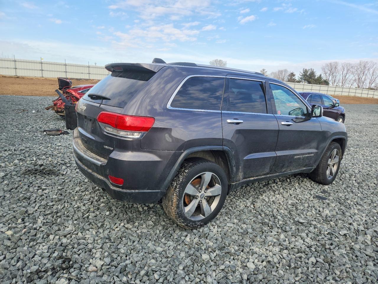 2015 Jeep Grand Cherokee Limited Black vin: 1C4RJFBG6FC224222