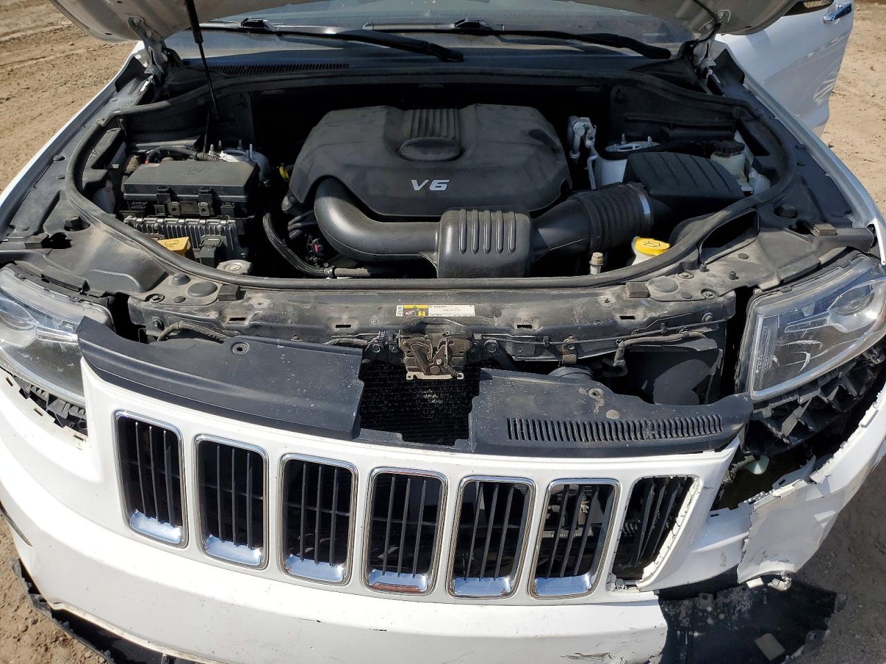 2015 Jeep Grand Cherokee Limited White vin: 1C4RJFBG6FC228321