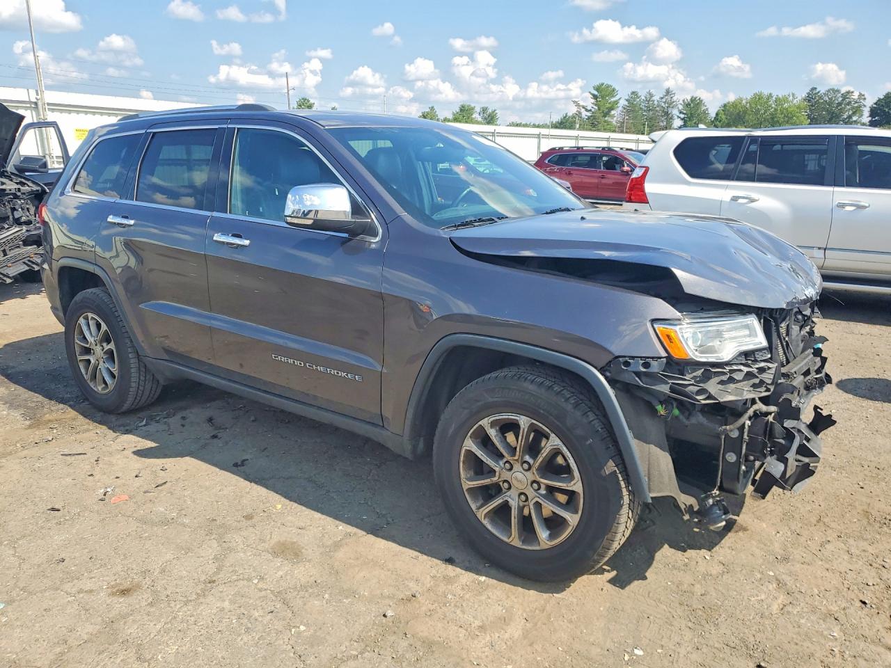 2015 Jeep Grand Cherokee Limited Gray vin: 1C4RJFBG6FC240968