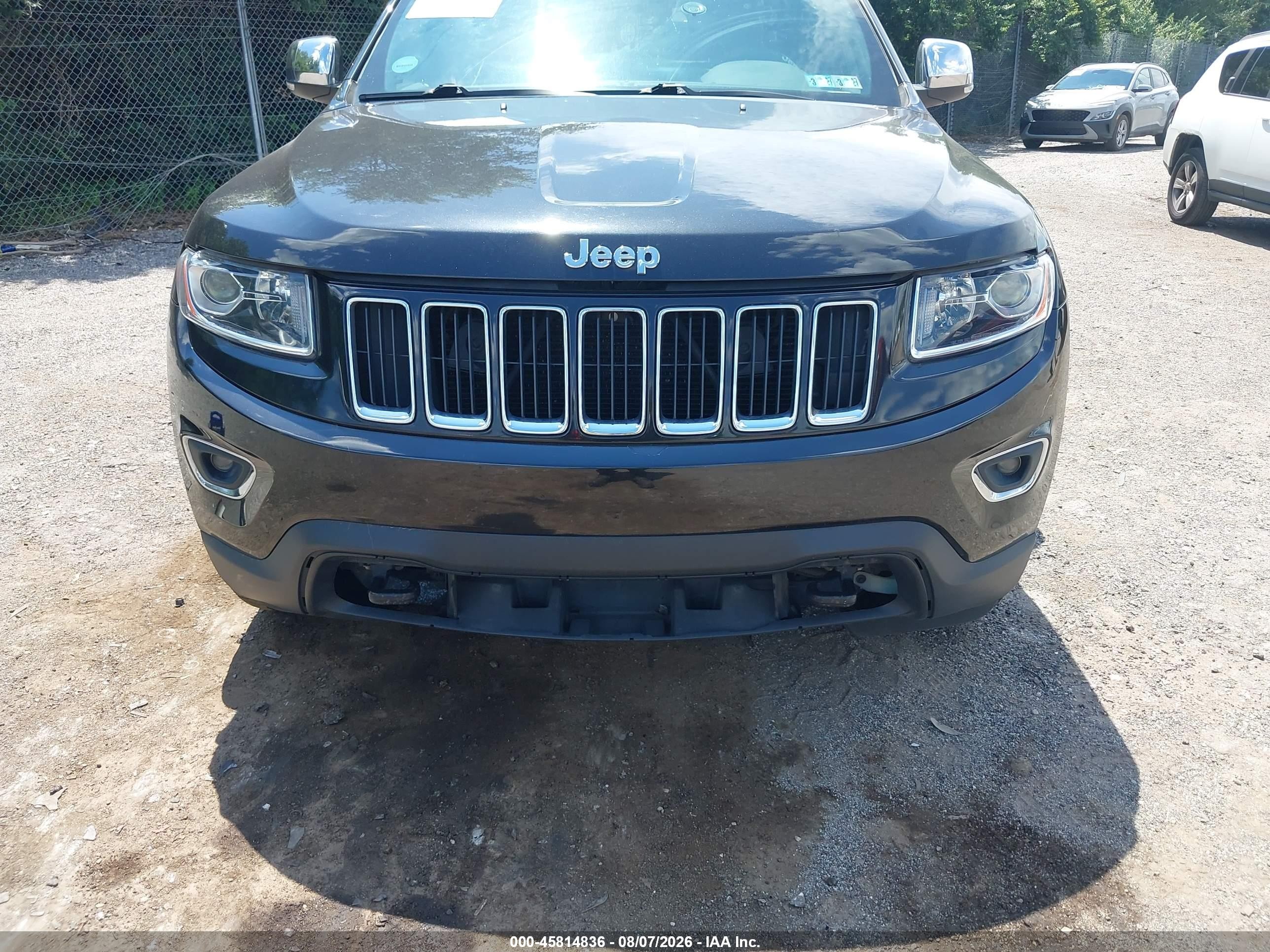 2015 Jeep Grand Cherokee Limited Black vin: 1C4RJFBG6FC241988