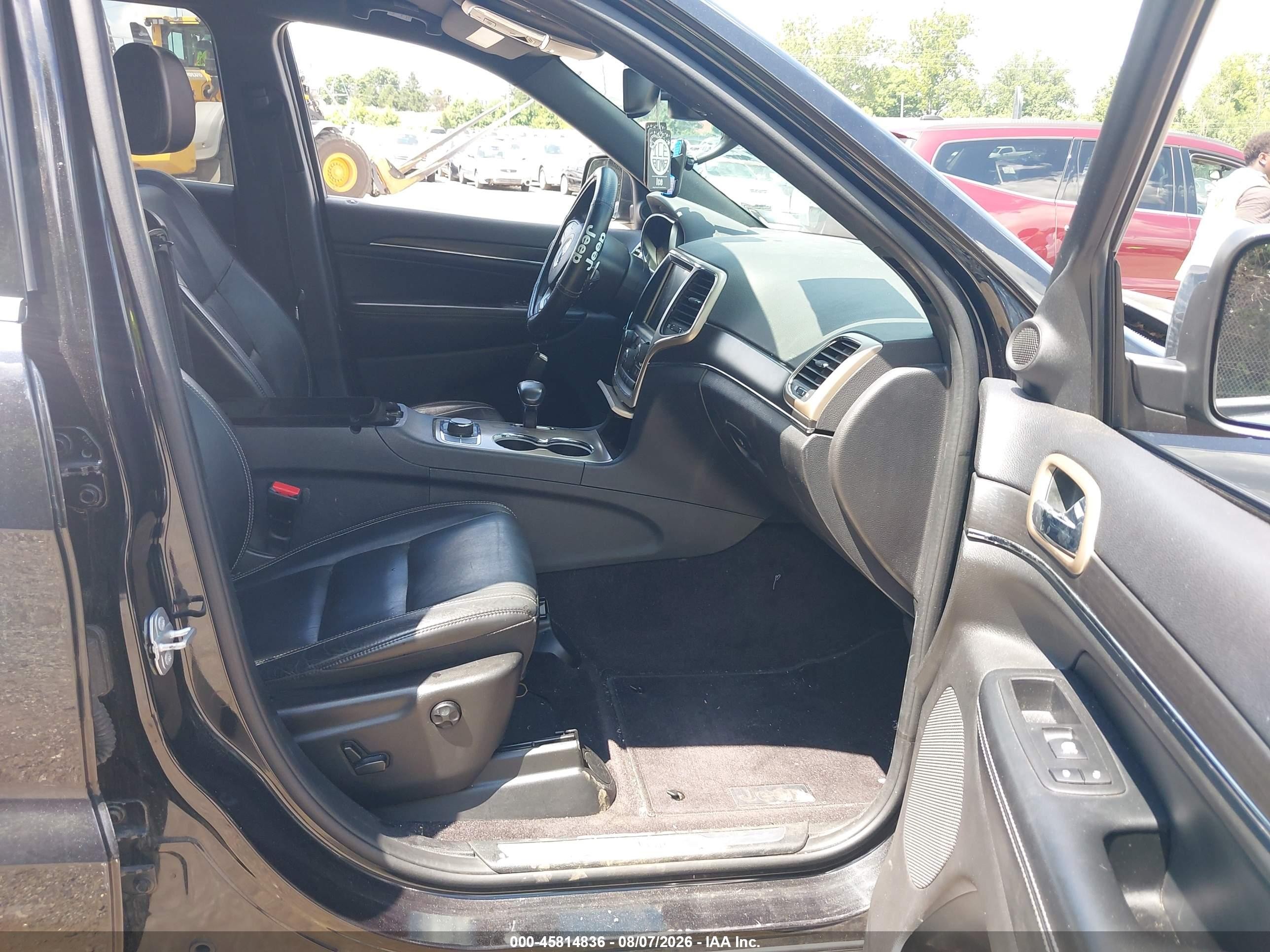 2015 Jeep Grand Cherokee Limited Black vin: 1C4RJFBG6FC241988