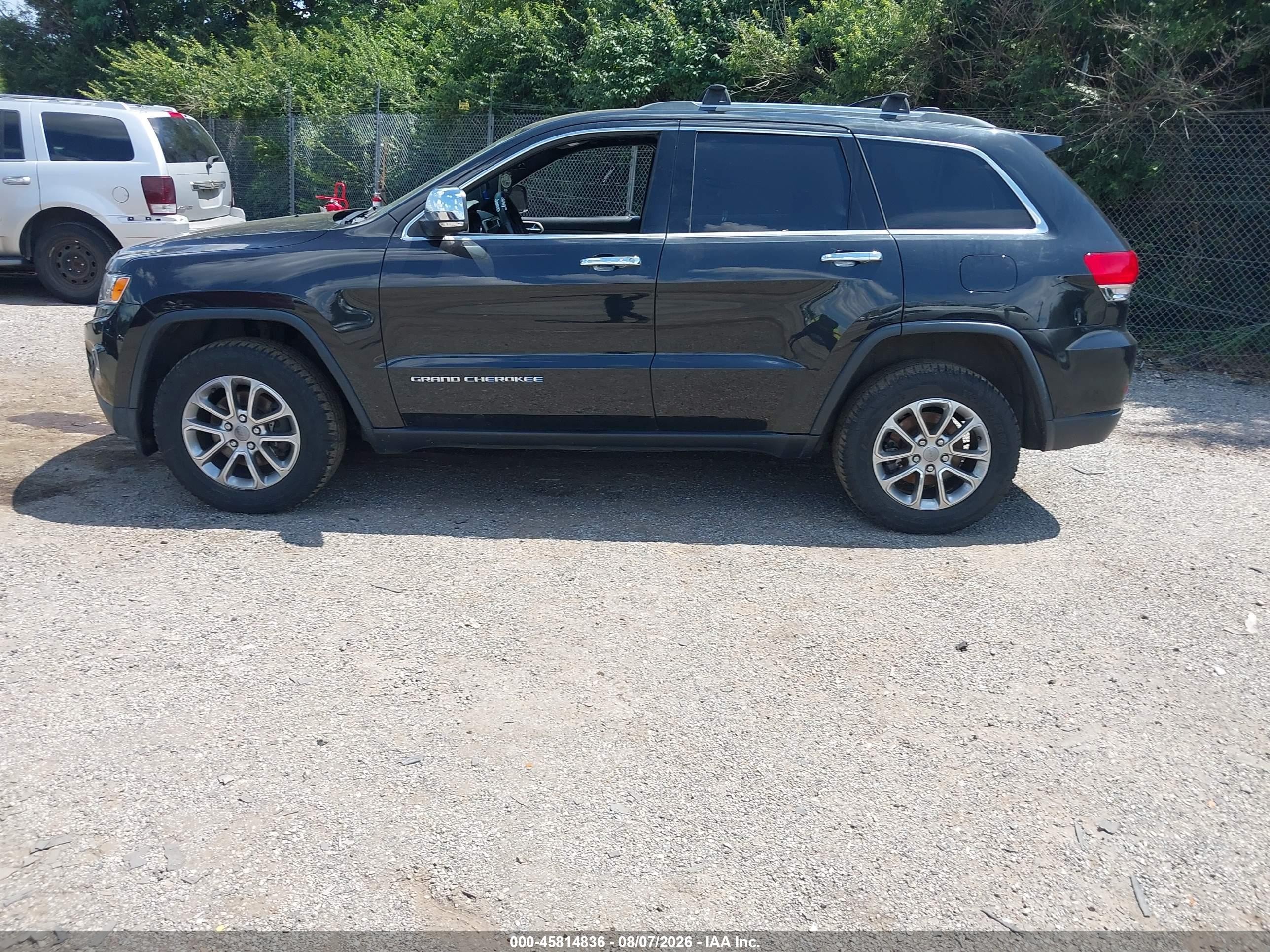 2015 Jeep Grand Cherokee Limited Black vin: 1C4RJFBG6FC241988