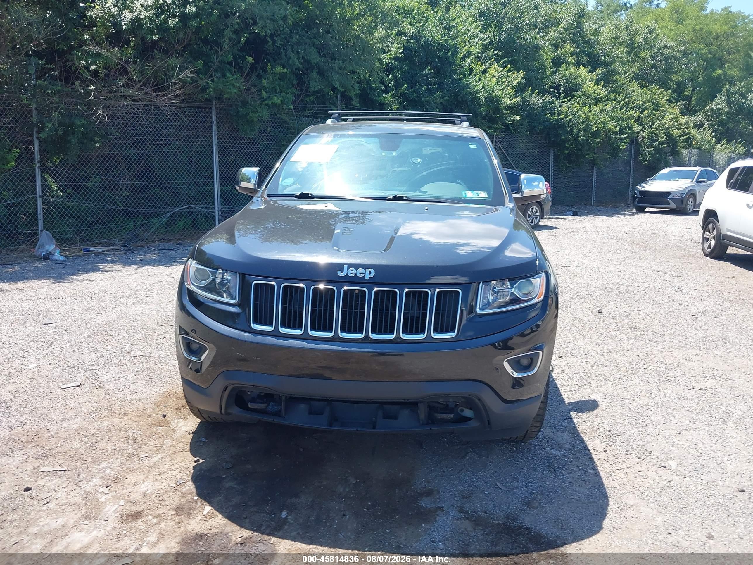 2015 Jeep Grand Cherokee Limited Black vin: 1C4RJFBG6FC241988