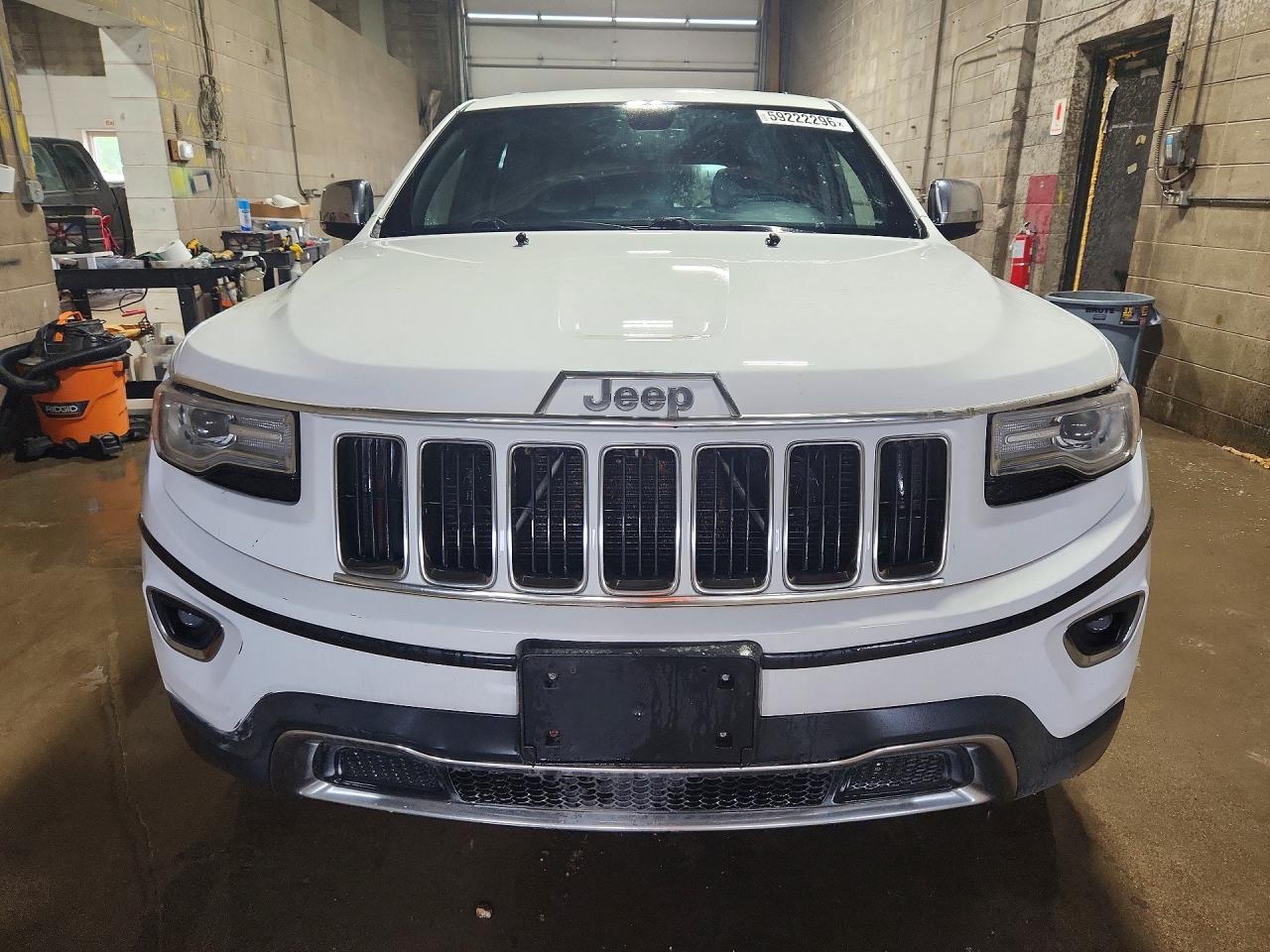 2015 Jeep Grand Cherokee Limited White vin: 1C4RJFBG6FC604080