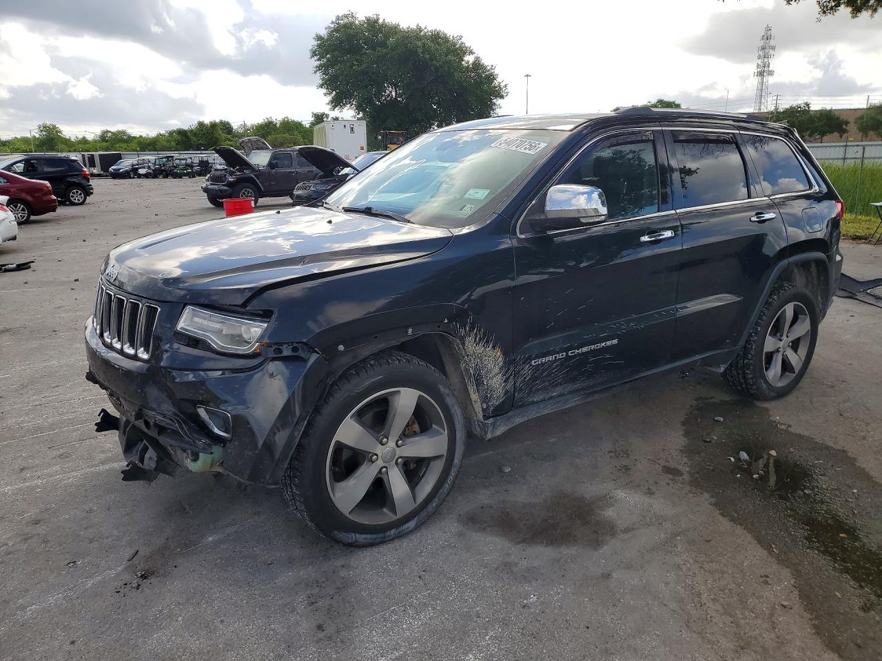 2015 Jeep Grand Cherokee Limited Black vin: 1C4RJFBG6FC604306