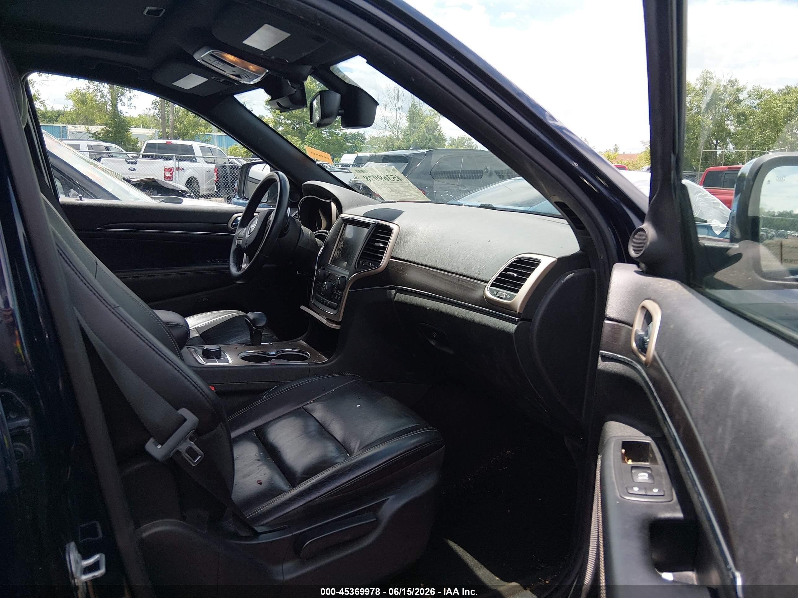 2015 Jeep Grand Cherokee Limited Blue vin: 1C4RJFBG6FC608114
