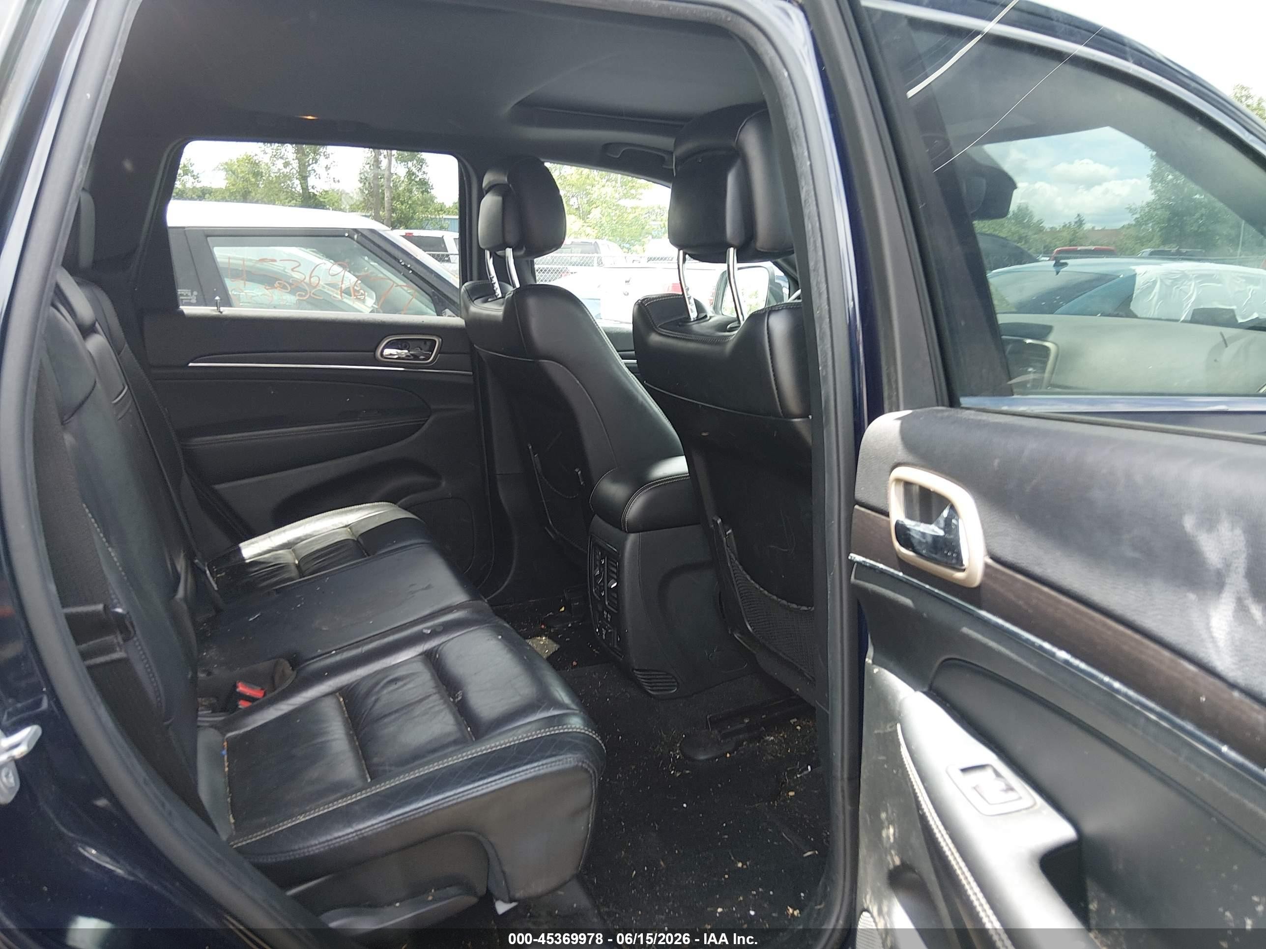 2015 Jeep Grand Cherokee Limited Blue vin: 1C4RJFBG6FC608114
