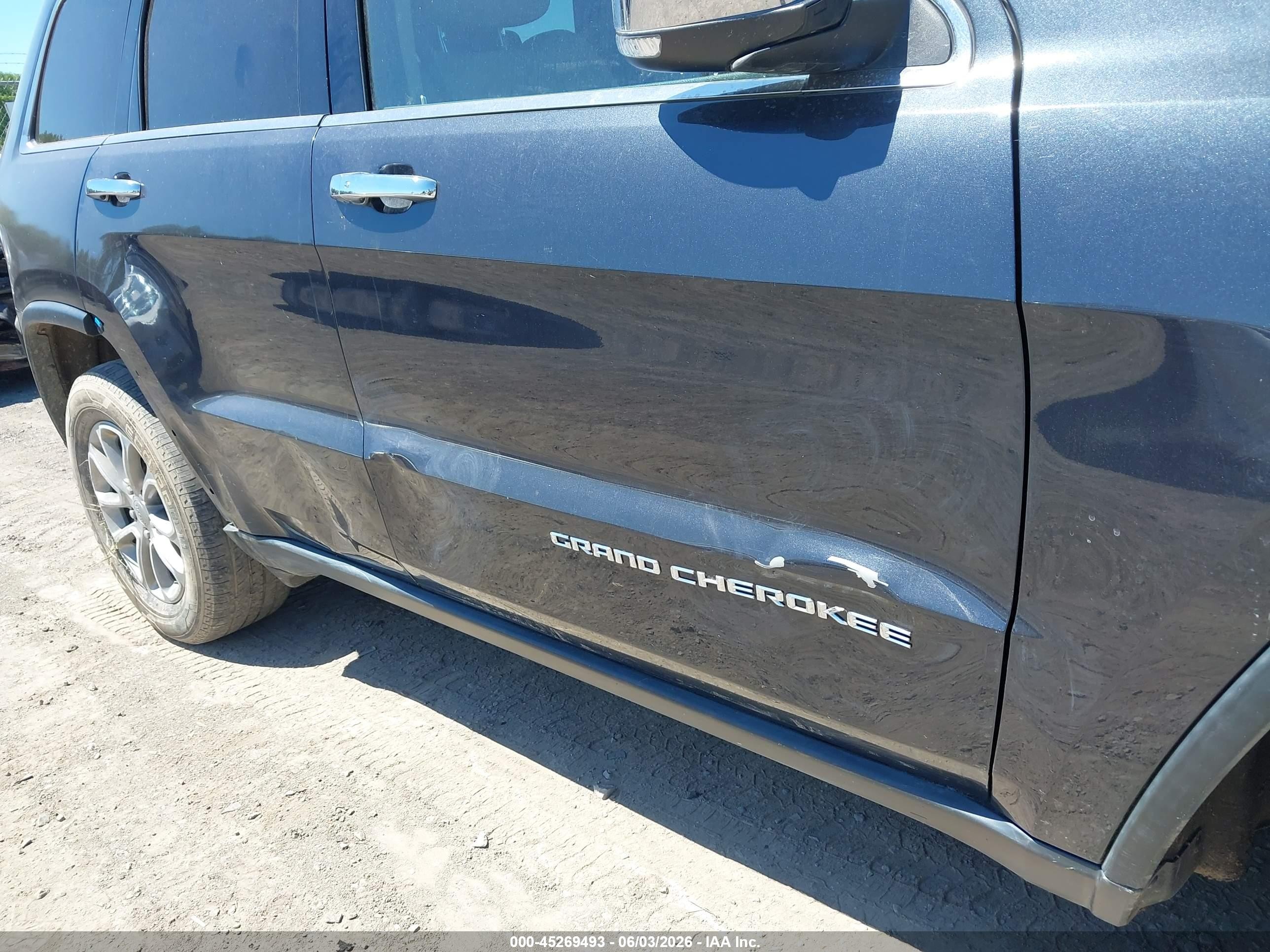 2015 Jeep Grand Cherokee Limited Черный vin: 1C4RJFBG6FC609649