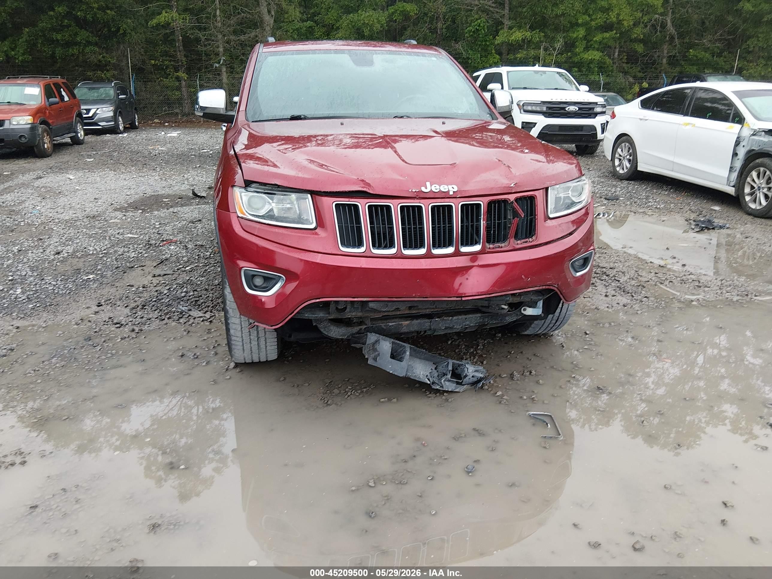 2015 Jeep Grand Cherokee Limited Red vin: 1C4RJFBG6FC632090