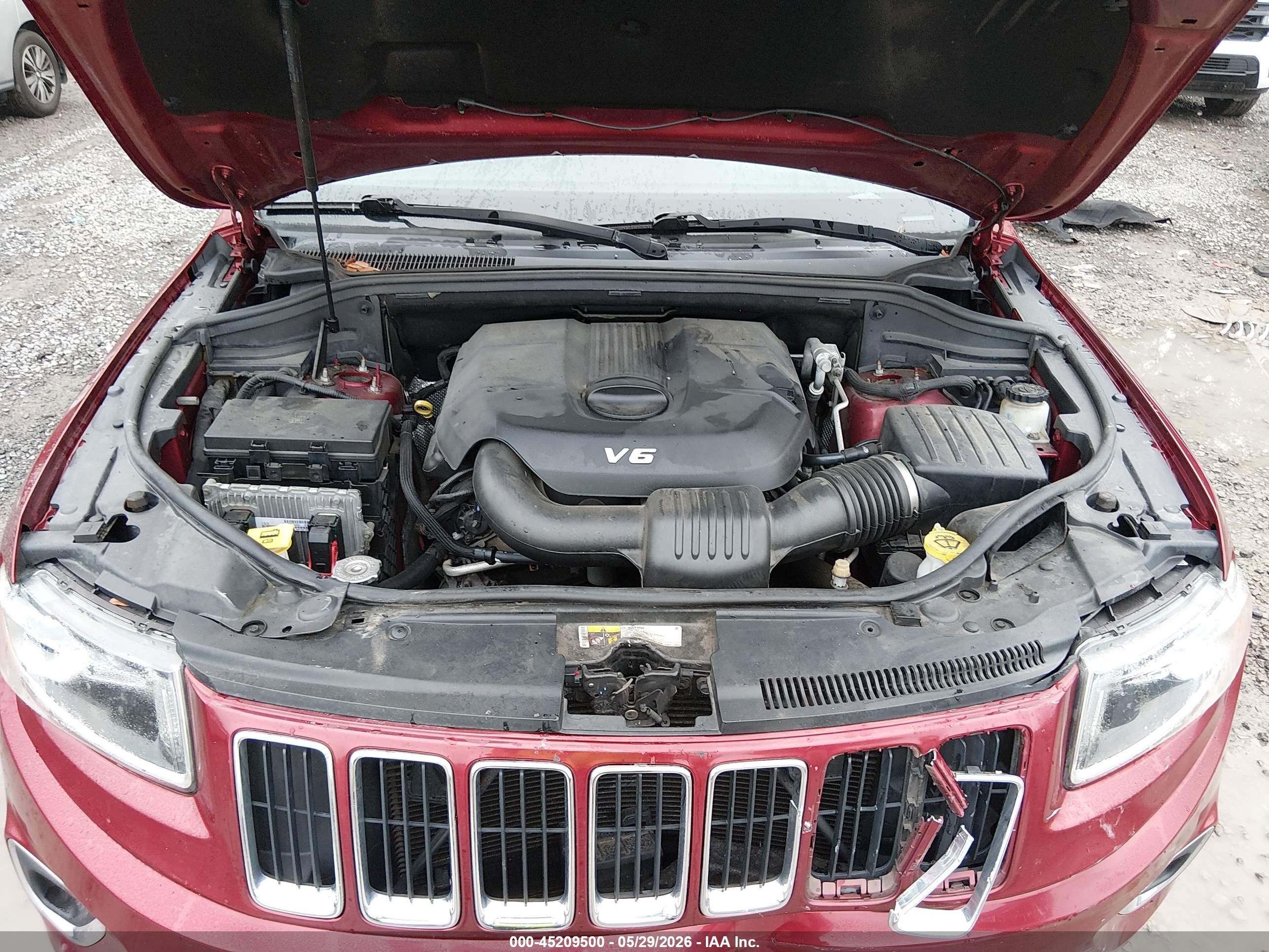 2015 Jeep Grand Cherokee Limited Red vin: 1C4RJFBG6FC632090