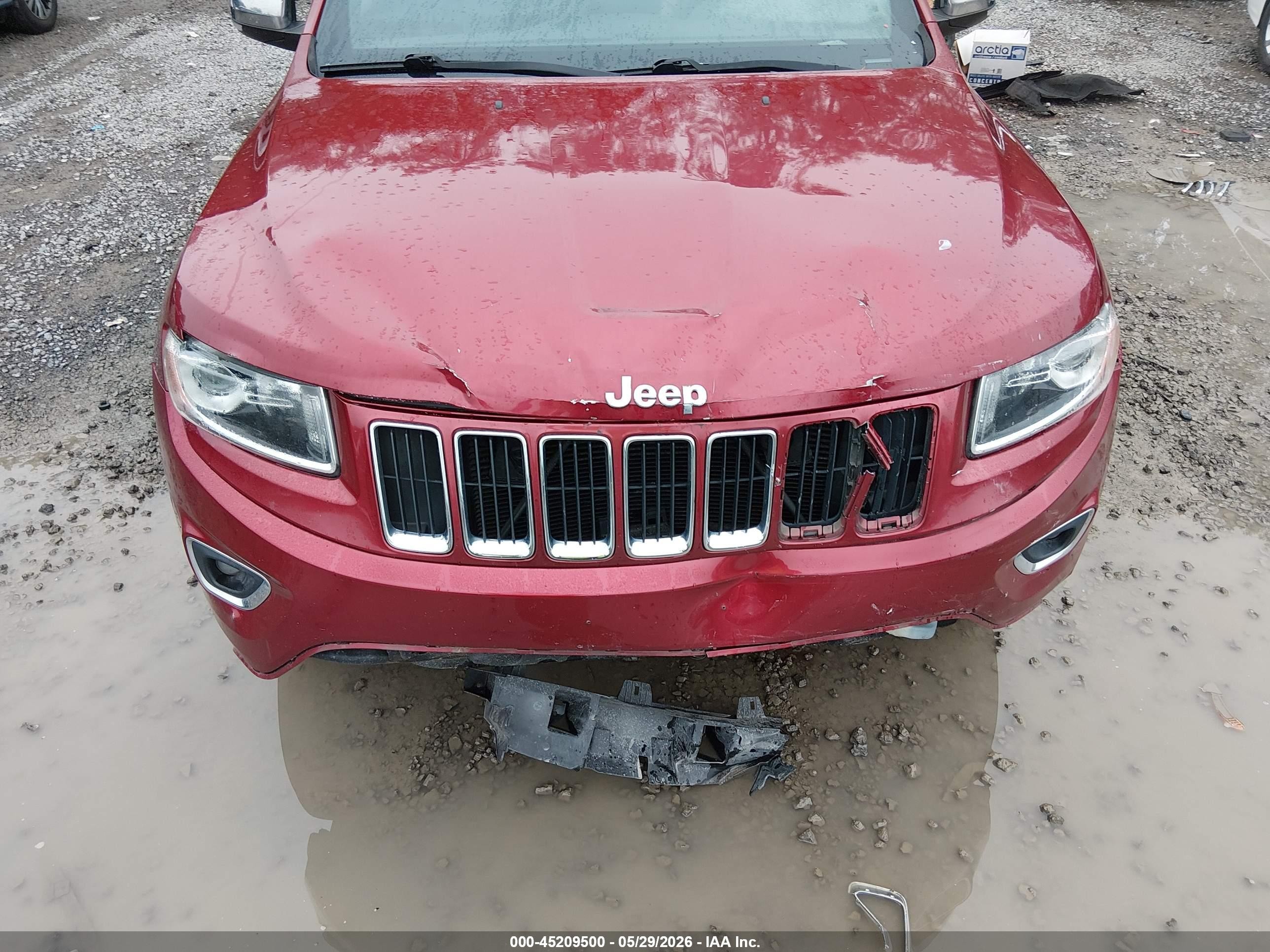 2015 Jeep Grand Cherokee Limited Red vin: 1C4RJFBG6FC632090