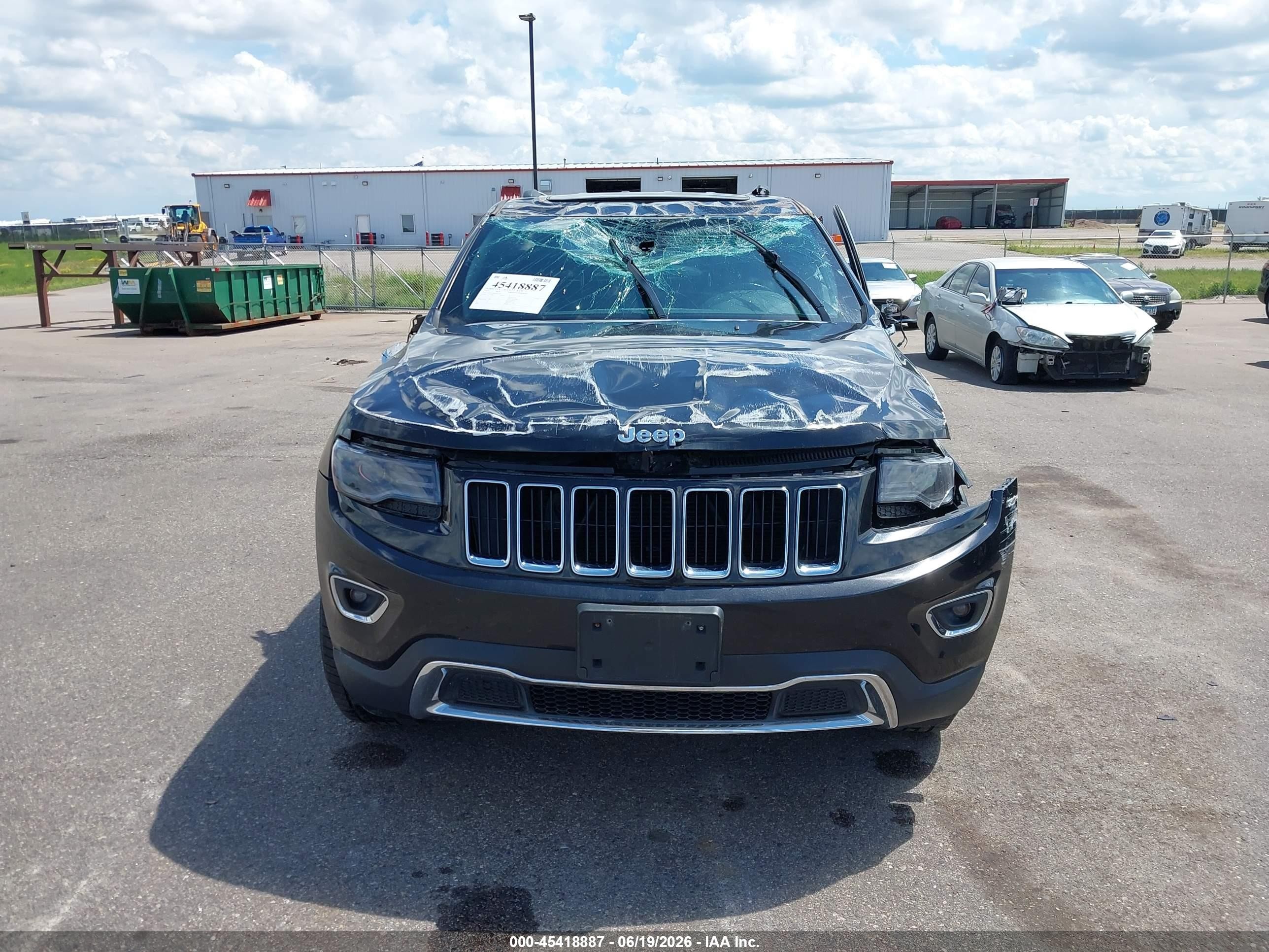 2015 Jeep Grand Cherokee Limited Black vin: 1C4RJFBG6FC643736