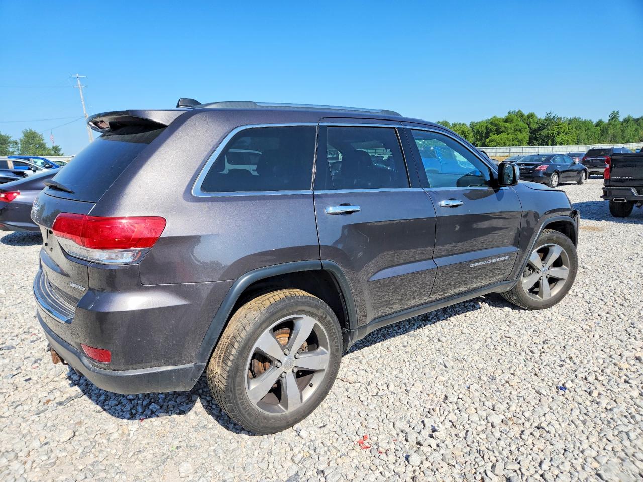 2015 Jeep Grand Cherokee Limited Gray vin: 1C4RJFBG6FC655658