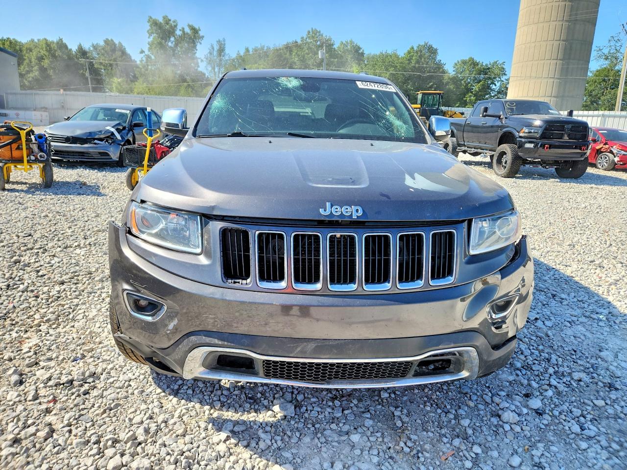 2015 Jeep Grand Cherokee Limited Gray vin: 1C4RJFBG6FC655658