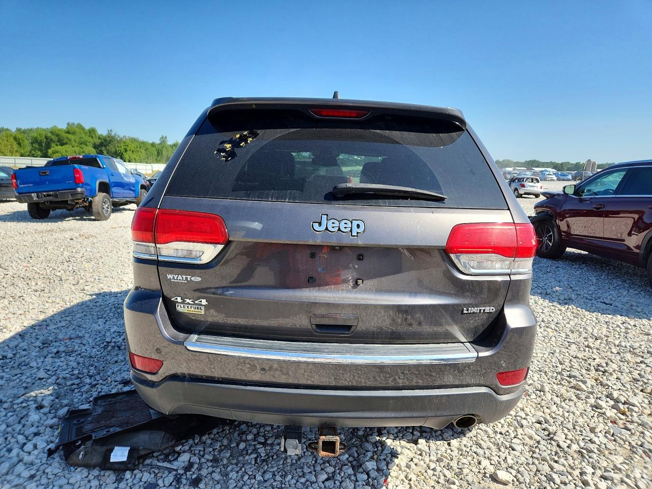 2015 Jeep Grand Cherokee Limited Gray vin: 1C4RJFBG6FC655658