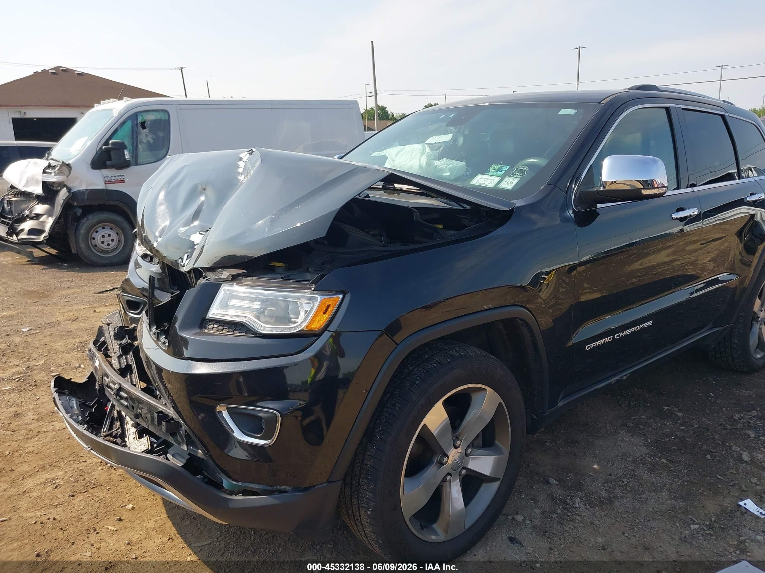2015 Jeep Grand Cherokee Limited Black vin: 1C4RJFBG6FC756845