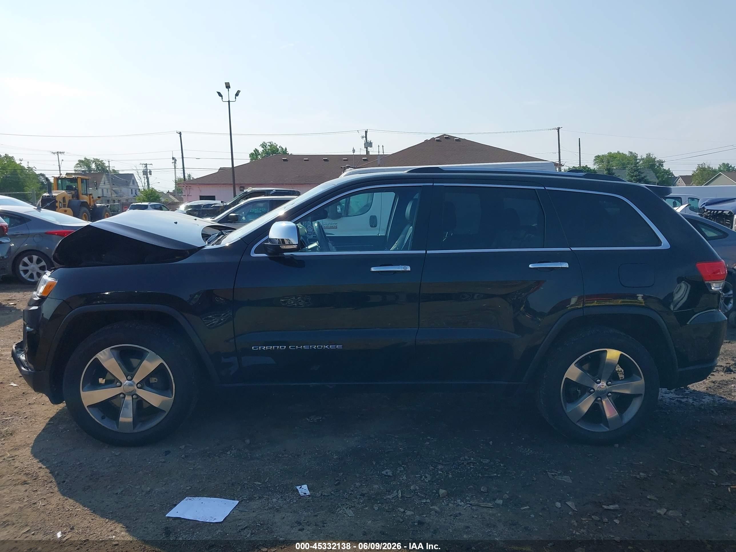 2015 Jeep Grand Cherokee Limited Black vin: 1C4RJFBG6FC756845