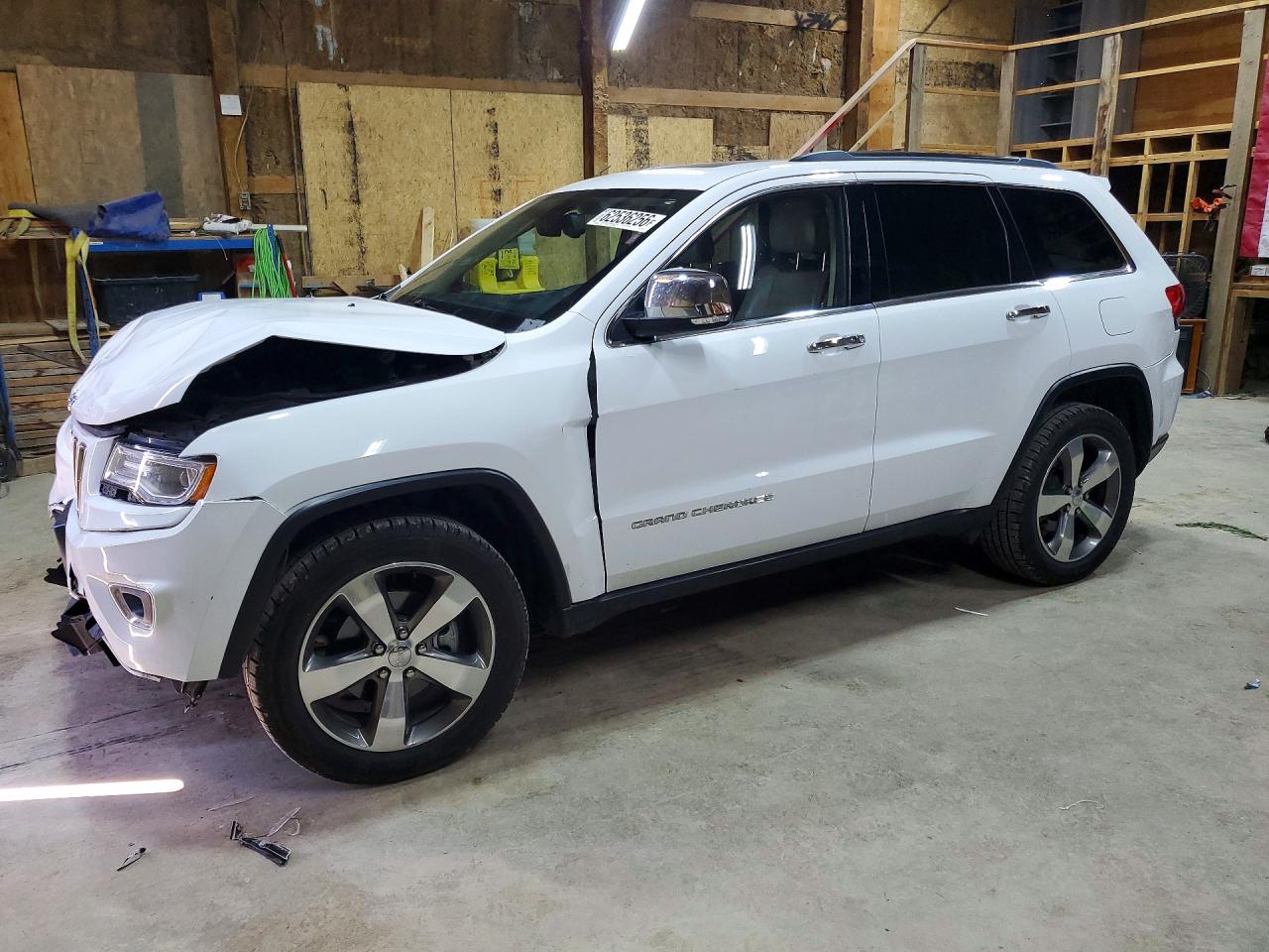 2015 Jeep Grand Cherokee Limited White vin: 1C4RJFBG6FC763200