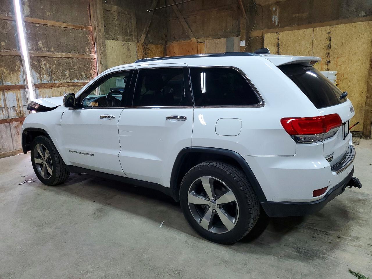 2015 Jeep Grand Cherokee Limited White vin: 1C4RJFBG6FC763200