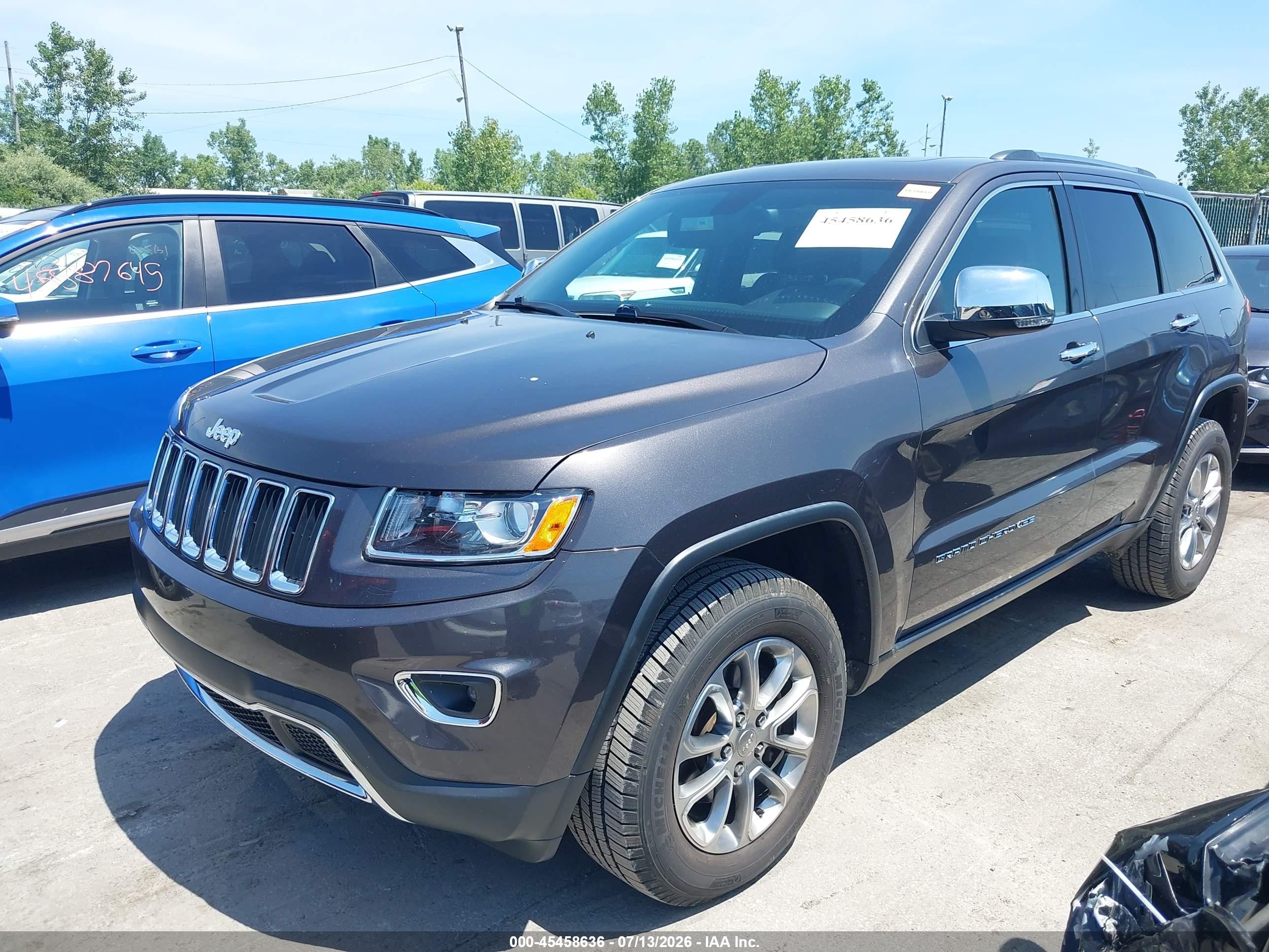 2015 Jeep Grand Cherokee Limited Gray vin: 1C4RJFBG6FC768896