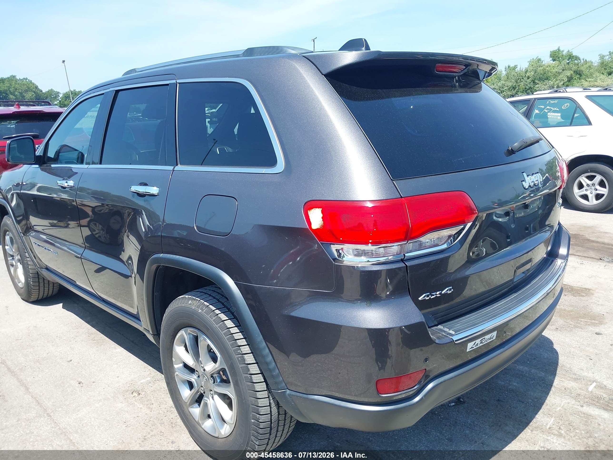 2015 Jeep Grand Cherokee Limited Gray vin: 1C4RJFBG6FC768896