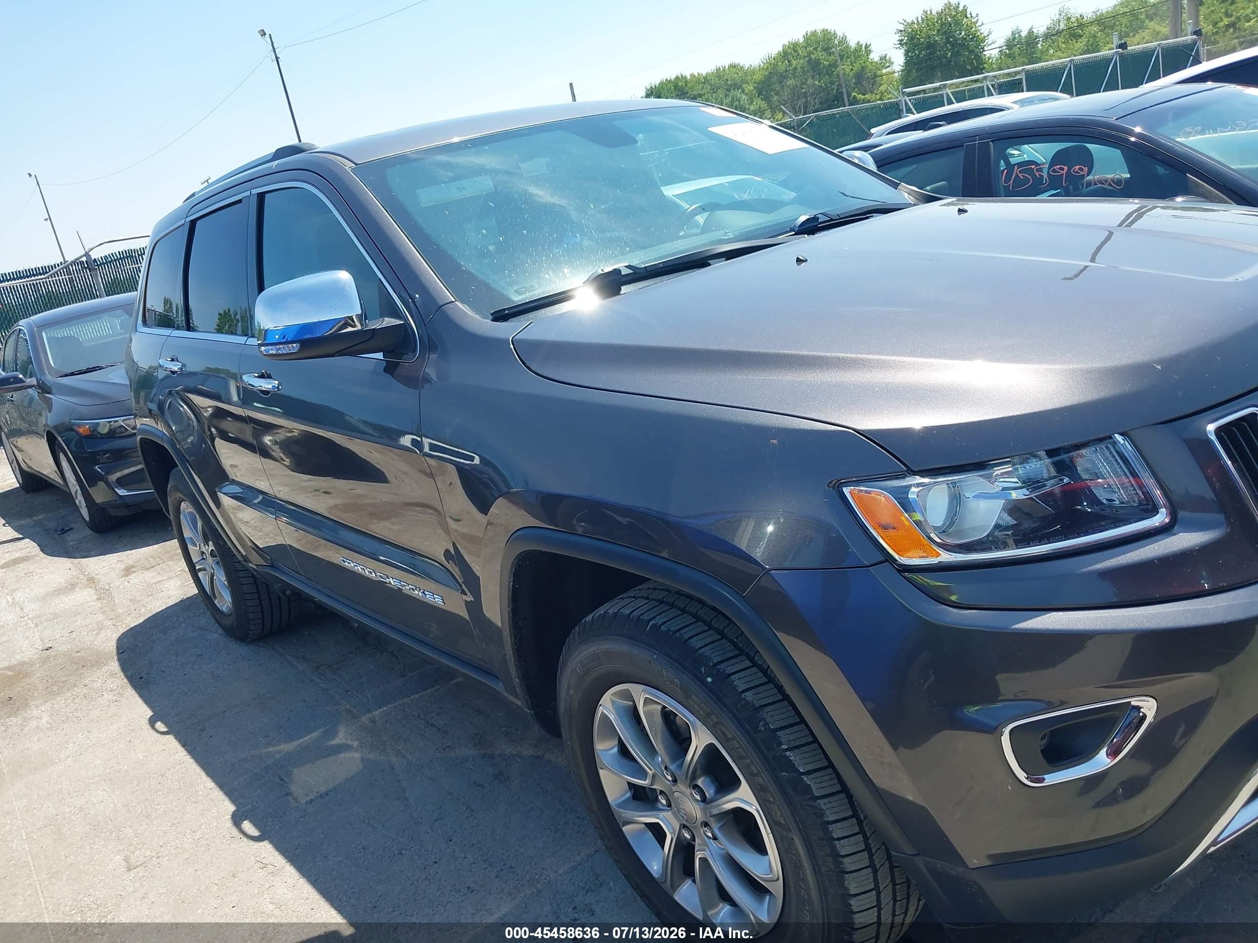 2015 Jeep Grand Cherokee Limited Gray vin: 1C4RJFBG6FC768896