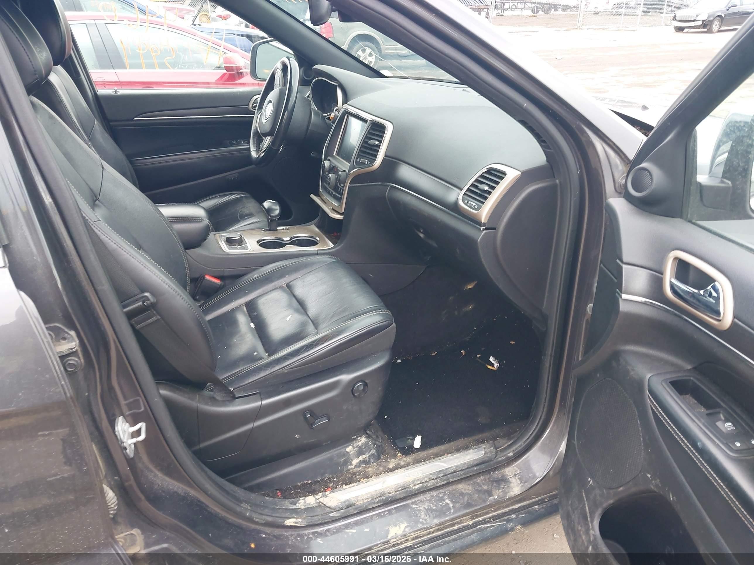 2015 Jeep Grand Cherokee Limited Серый vin: 1C4RJFBG6FC790865