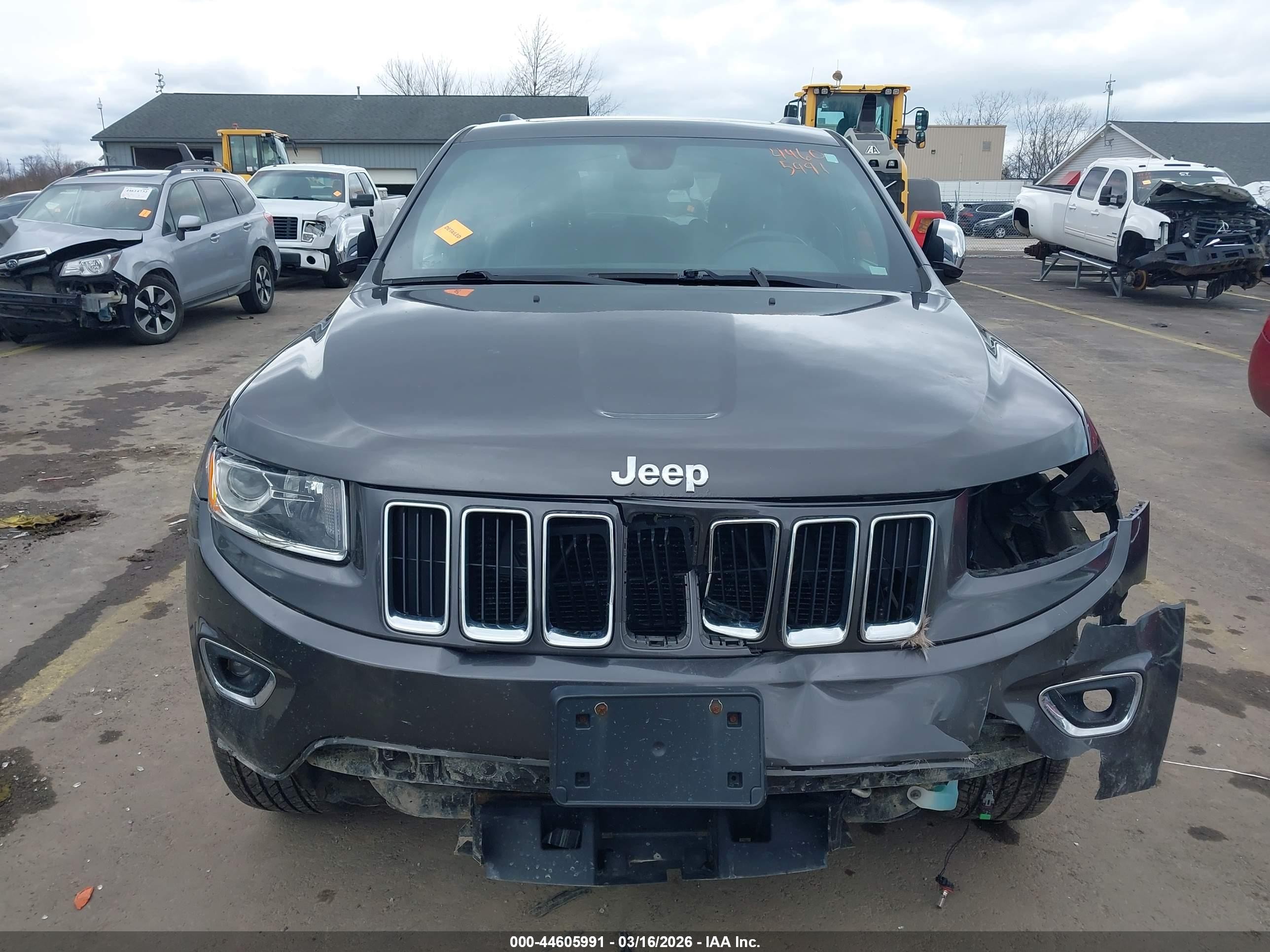 2015 Jeep Grand Cherokee Limited Серый vin: 1C4RJFBG6FC790865