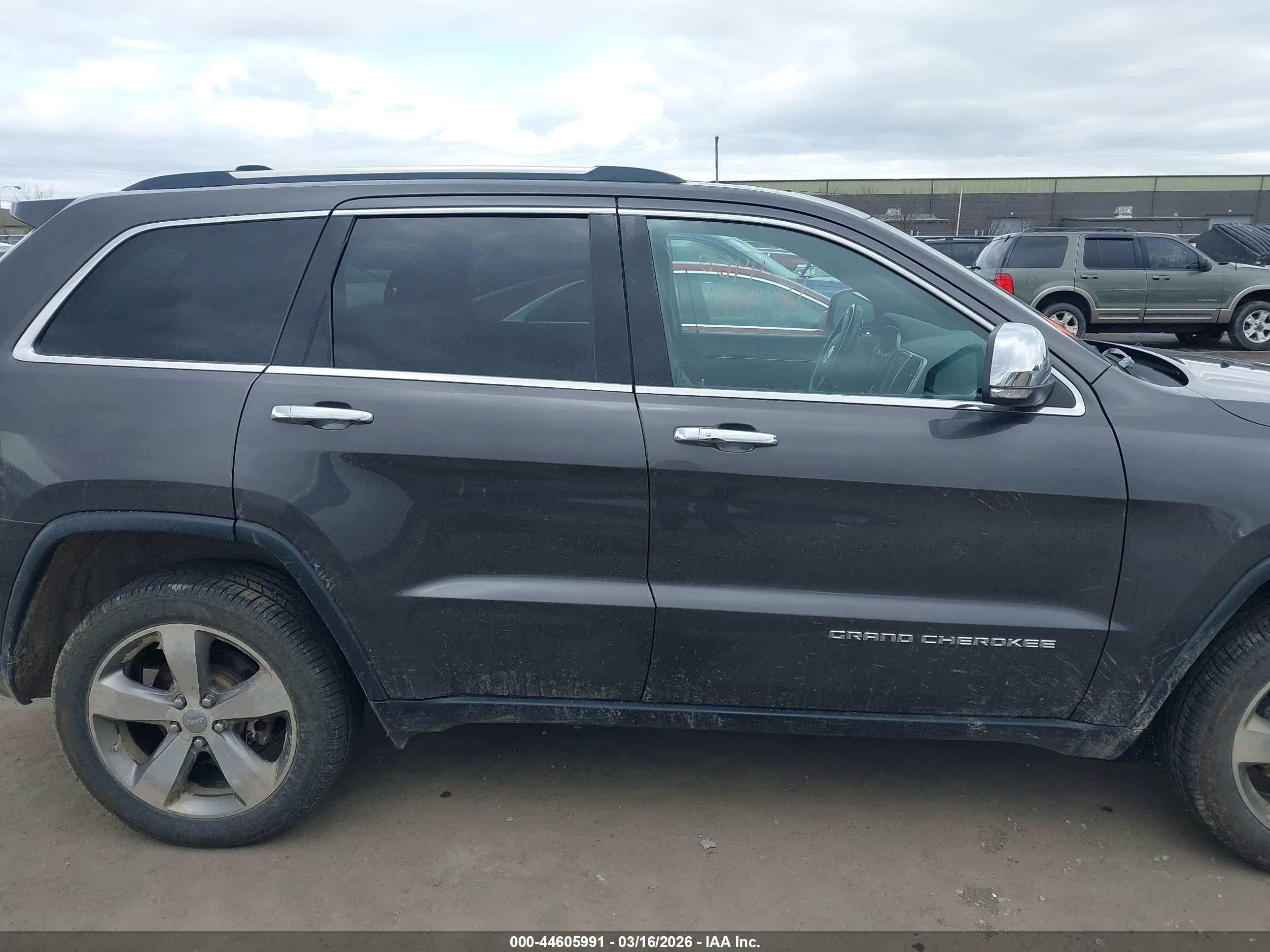 2015 Jeep Grand Cherokee Limited Серый vin: 1C4RJFBG6FC790865