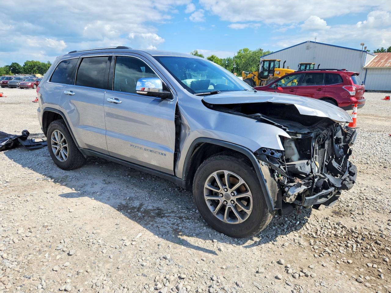 2015 Jeep Grand Cherokee Limited Silver vin: 1C4RJFBG6FC803145