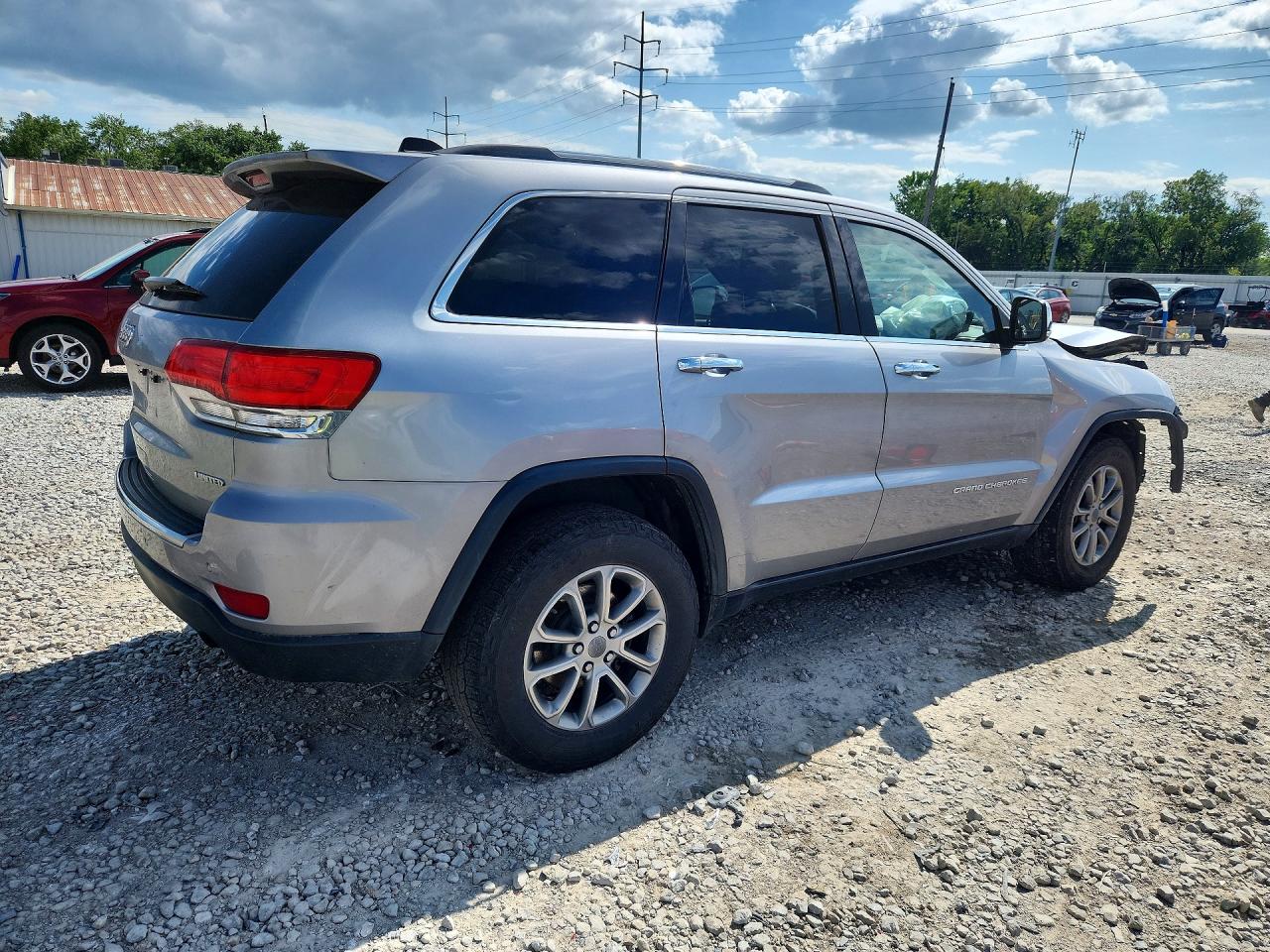 2015 Jeep Grand Cherokee Limited Silver vin: 1C4RJFBG6FC803145
