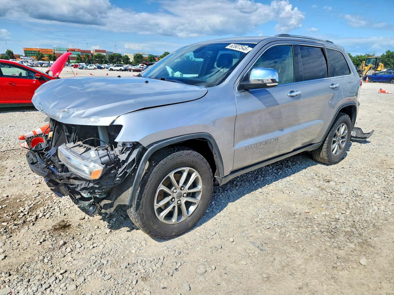 2015 Jeep Grand Cherokee Limited Silver vin: 1C4RJFBG6FC803145