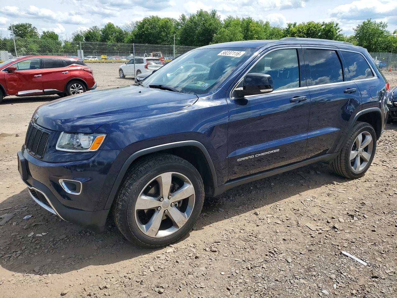 2015 Jeep Grand Cherokee Limited Синий vin: 1C4RJFBG6FC882803
