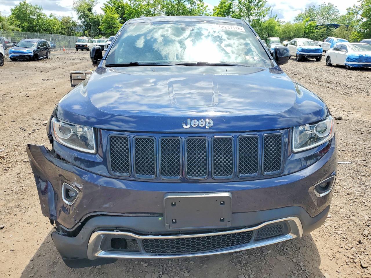 2015 Jeep Grand Cherokee Limited Blue vin: 1C4RJFBG6FC882803