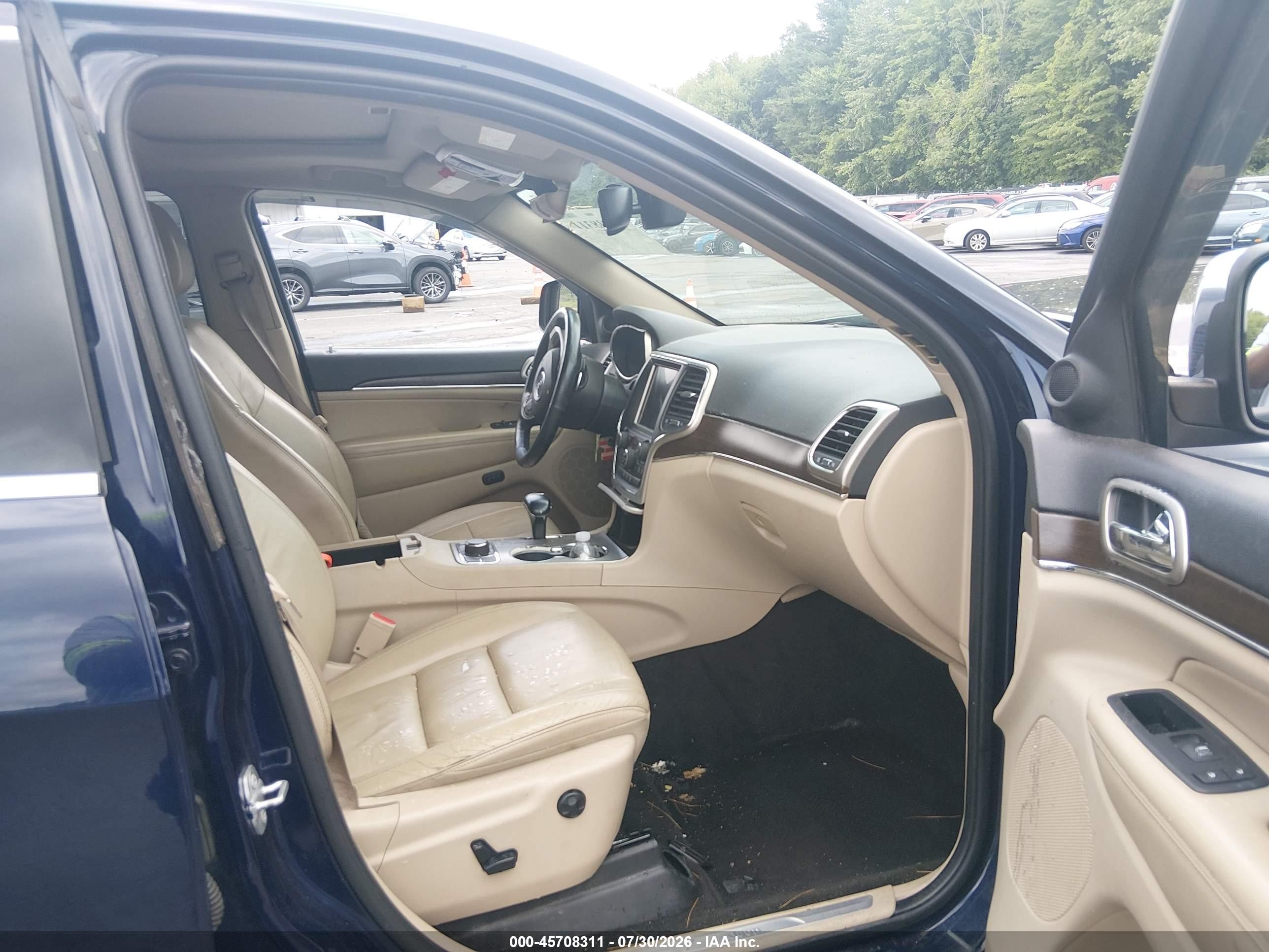 2015 Jeep Grand Cherokee Limited Blue vin: 1C4RJFBG6FC912463