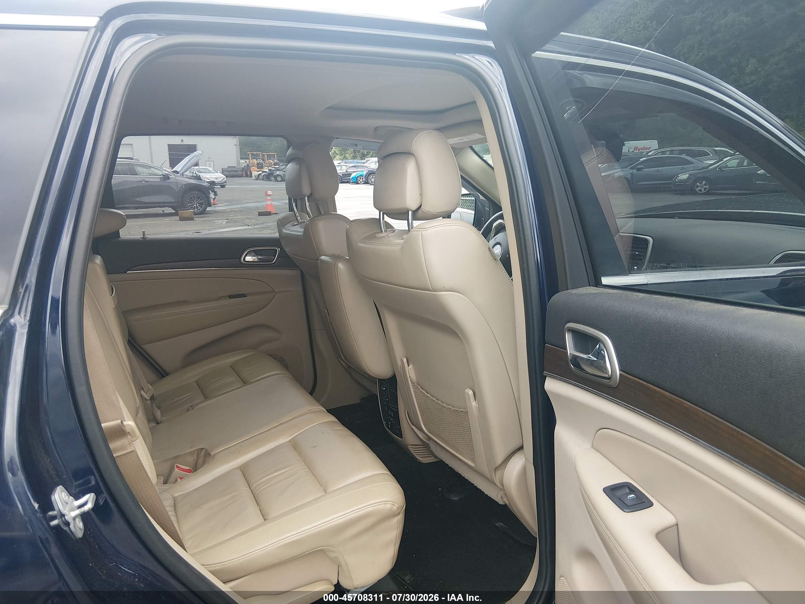 2015 Jeep Grand Cherokee Limited Blue vin: 1C4RJFBG6FC912463