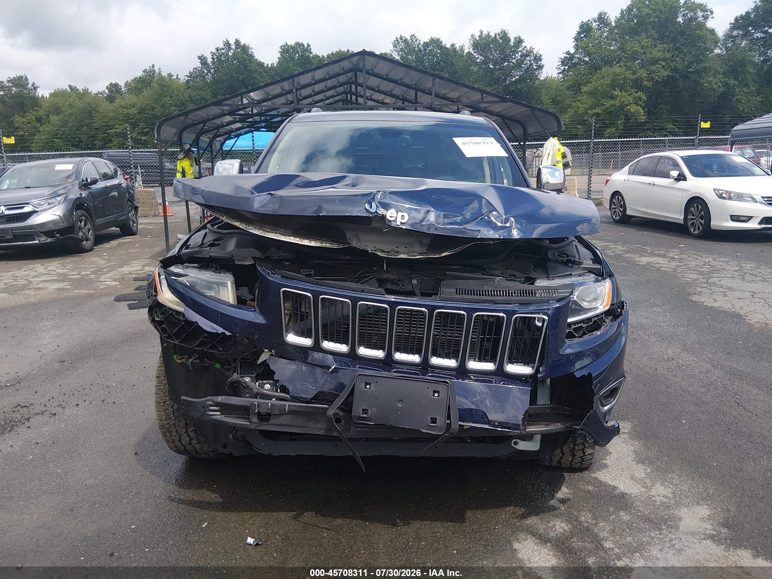 2015 Jeep Grand Cherokee Limited Blue vin: 1C4RJFBG6FC912463