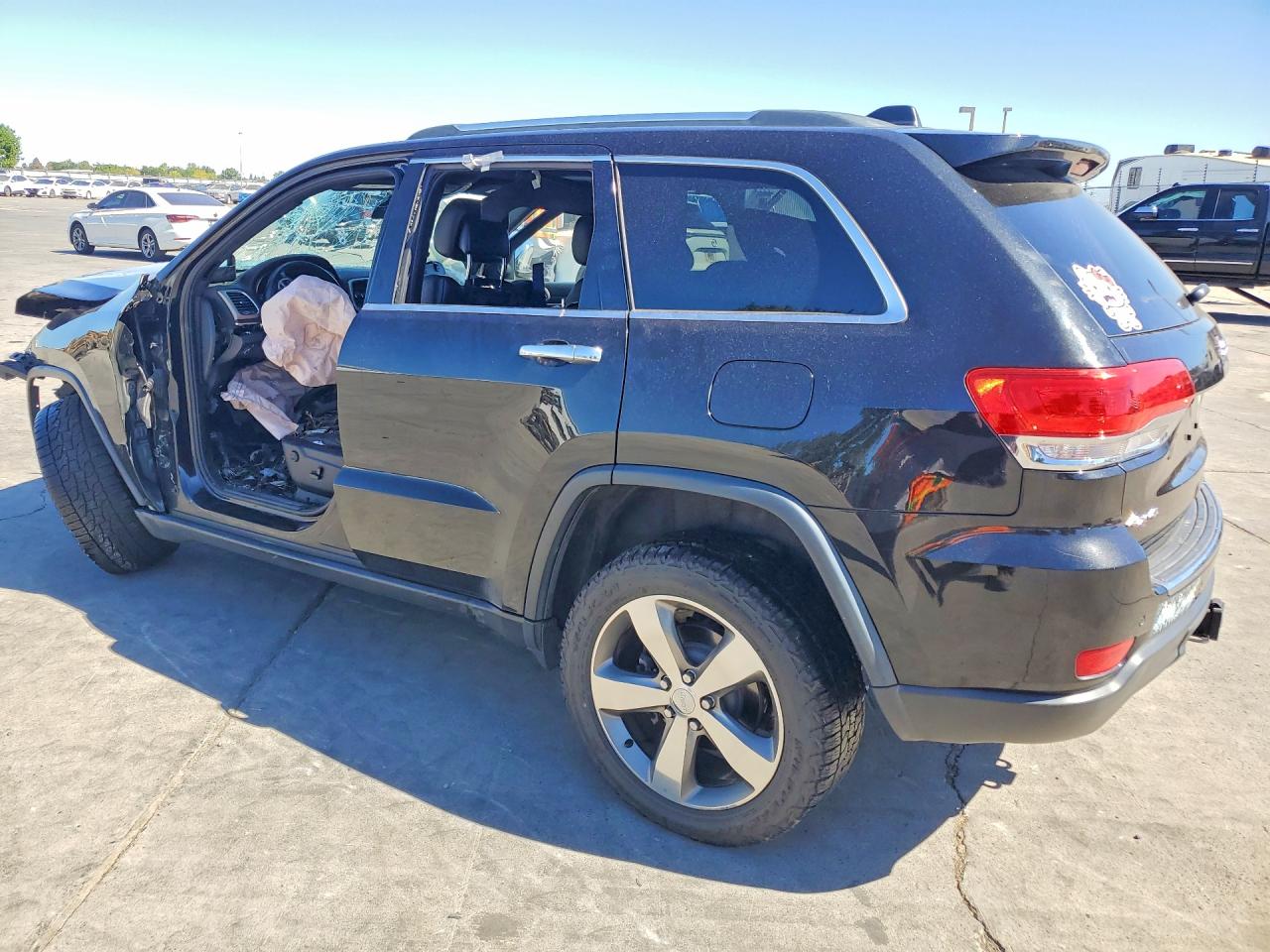 2015 Jeep Grand Cherokee Limited Black vin: 1C4RJFBG6FC914598