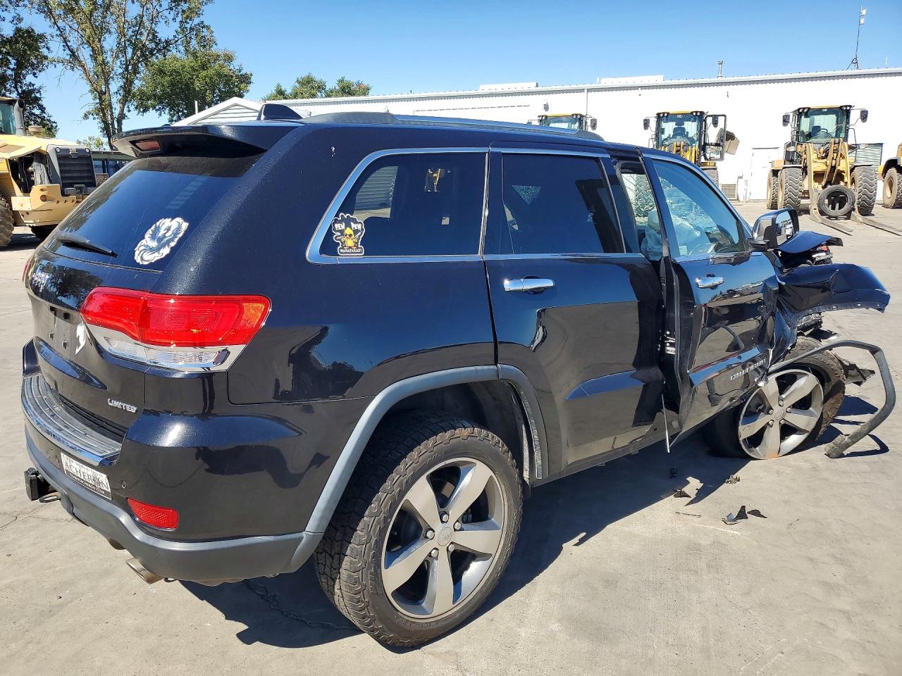 2015 Jeep Grand Cherokee Limited Black vin: 1C4RJFBG6FC914598