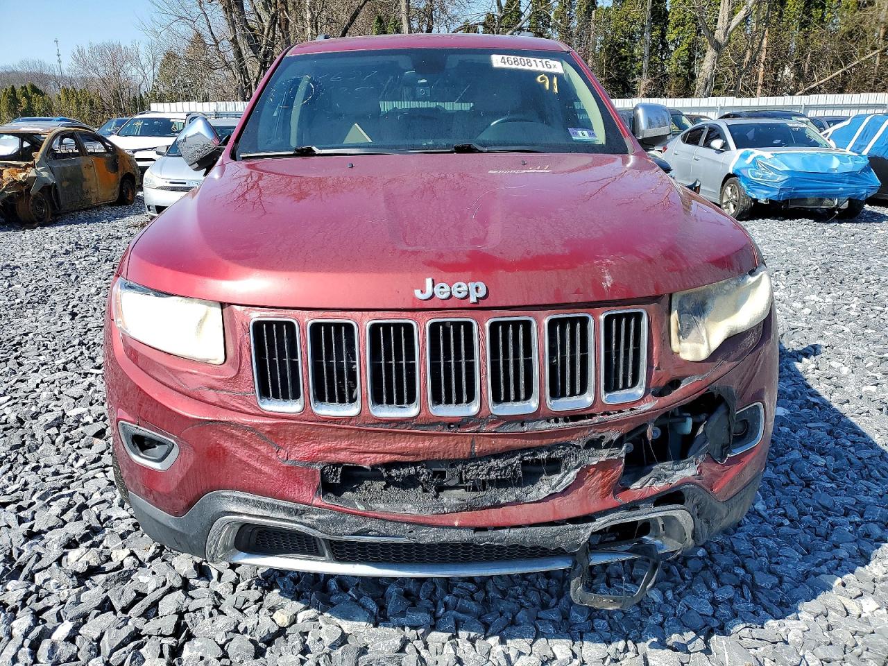 2015 Jeep Grand Cherokee Limited Red vin: 1C4RJFBG6FC949884