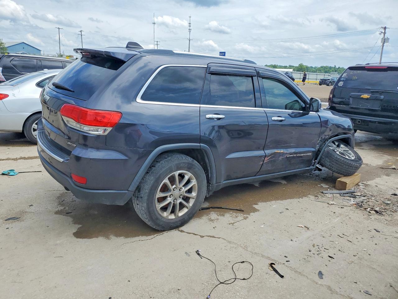 2016 Jeep Grand Cherokee Limited Черный vin: 1C4RJFBG6GC310020