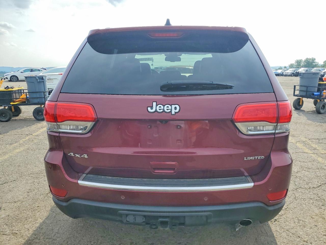 2016 Jeep Grand Cherokee Limited Бордовый vin: 1C4RJFBG6GC357435